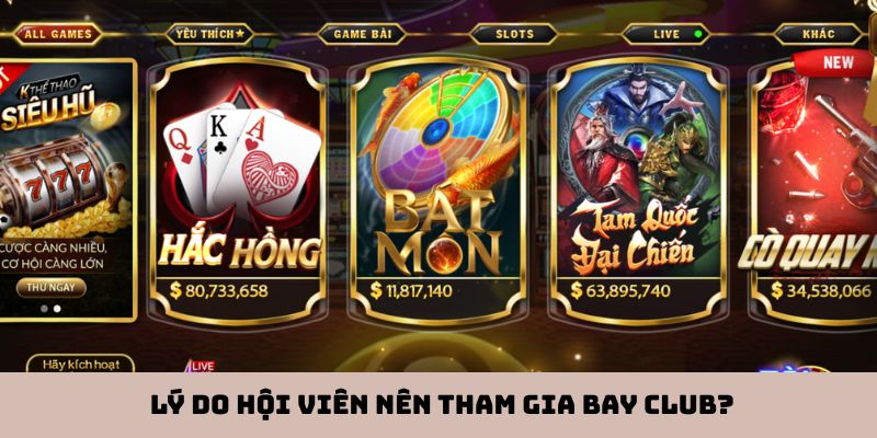 Lý do hội viên nên tham gia Bay Club?